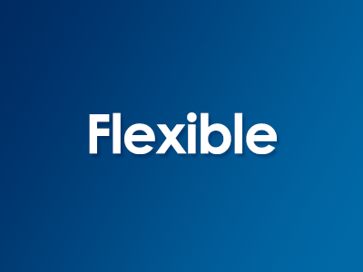 Flexible: Online and face-to-face classes completed in 8 weeks through our 8 Week Advantage.